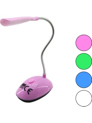 Selfbuysell Mini   Pilli - Yaylı  Ledli Masa Lambası  3 x 1.5V Aaa Pil (5324)