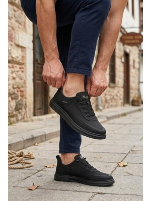 Pepita E386 Rahat Hafif Keten Özel Tasarım Spor Sneaker Erkek Ayakkabı