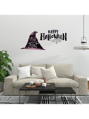 Selfbuysell Happy Halloween Temalı Duvar Stickerı