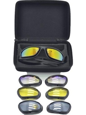 Selfbuysell Çok Lensli Tactical Gözlük Seti