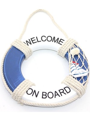 Selfbuysell Ahşap Marin Duvara Asmalı Simit Model 1