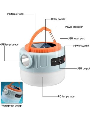Selfbuysell Solar LED Kamp Lambası