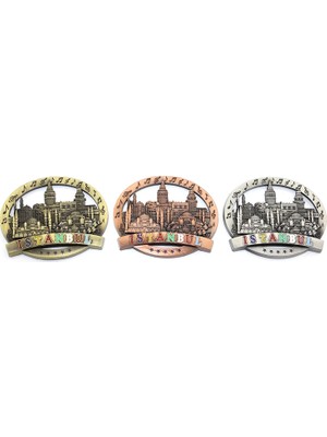 Selfbuysell Istanbul Temalı Metal Magnet ALK3329