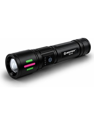 Derin Stok Bedotech Bd-15 6.4W Tg LED Çok Fonksiyonlu Alüminyum Alaşımlı Zoomlu Type-C Şarjlı El Feneri