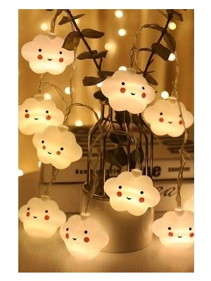 Selfbuysell 2m 10'lu Gülen Bulut LED MZ6200-274