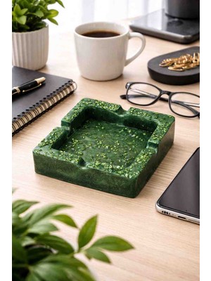 Handmade Epoksi El Yapımı Küllük Tasarım Dekorasyon Kül Tablası