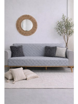 Shopyteks Şönil Koltuk Örtüsü 170X210 Modern Baklava Desenli Evcil Hayvan Dostu Kanepe & Çekyat Örtüsü
