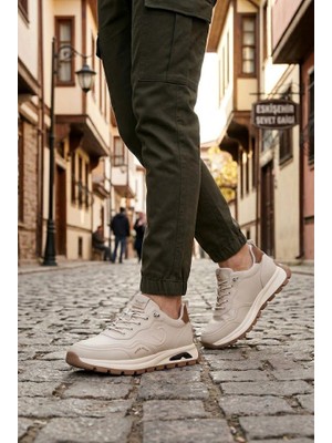Pepita E350 Rahat Hafif Lastik Bağcıklı Özel Tasarım Spor Sneaker Erkek Ayakkabı