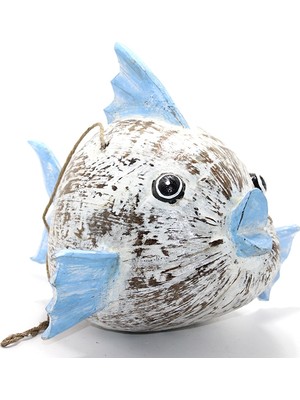 Selfbuysell Ahşap Balık Figürü