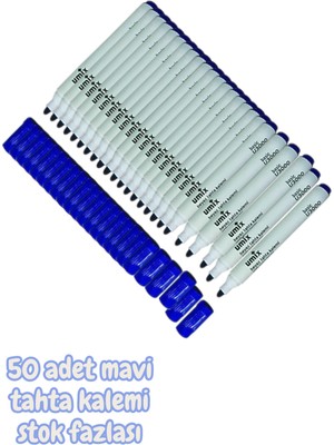 Umix 50 Adet Mavi Tahta Kalemi Stok Fazlası