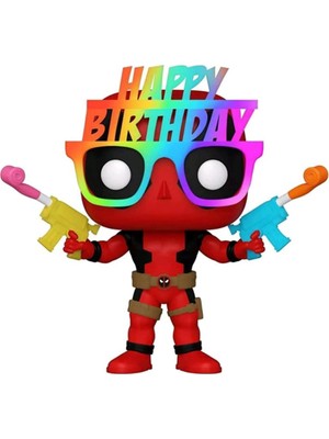 Funko Pop Marvel Deadpool 30TH Birthday Glasses Deadpool Special Edition NO:783