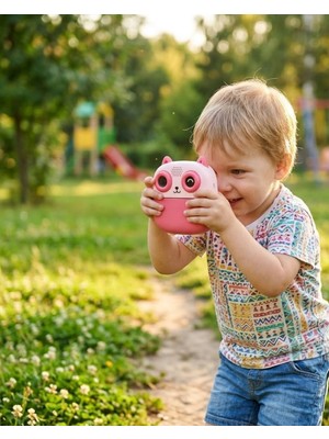 Nacario Çocuklar Için Anında Baskılı Kamera 6 Renk Kalem 5 Rulo Kağıt Hediyeli Eğitici Eğlenceli Fotoğraf M