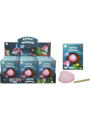 Miniklabtoys S00003200 Kazı Set Fosil Serisi Denizkızı Parlayan