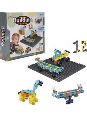 Miniklabtoys S00004843 Blok Building Şekilli Yapım Blokları 107