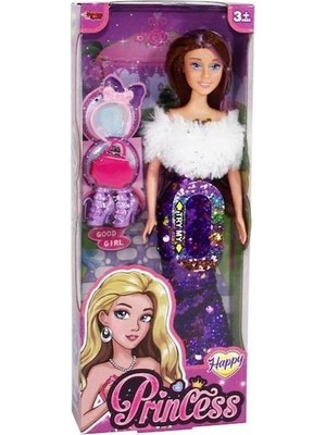 Miniklabtoys SH40688 Kut.princess Pullu Kıyafet Bebek -Zrv