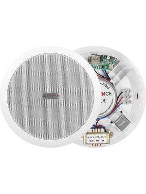 Nacario Magicvoice TPI-351 6" (16 Cm) Hat Trafolu Alçıpan/asma Tavan Tipi Hoparlör (6W Rms - Mp3 USB Uyumlu