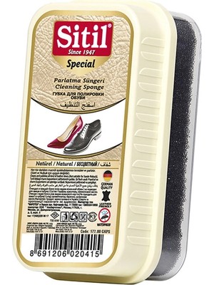 Sitil Parlatıcı Sünger Kutulu Natürel