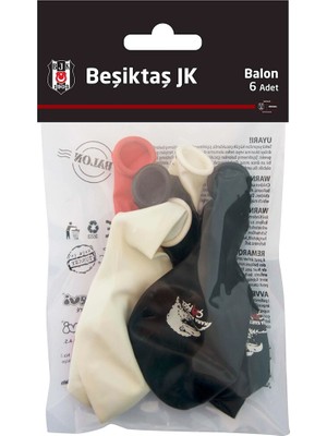 Beşiktaş Poşet Içi 6'lı Balon