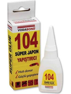 4 Adet Vodabond 104 Japon Yapıştırıcı 15G