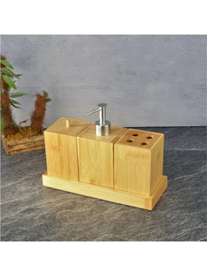 Tohana Bambu Banyo Seti 25X10X16 cm