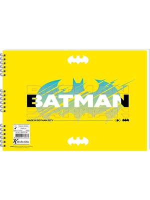 3 Adet  Batman 25*35 15 Yp. Spiralli Resim Defteri