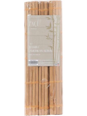 Paçi Bambu Amerikan Servis 3'lü