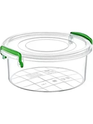 Nemere İthalat Yuvarlak Saklama Kutusu 1.2 Litre Nemere Ithalat