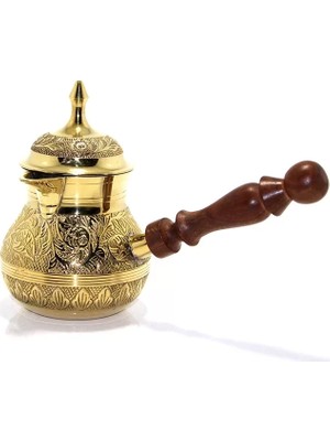 Nemere İthalat Pirinç Cezve 6'' Inç Nemere Ithalat