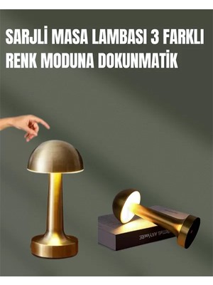 Nemere İthalat %100 Kademeli Ayarlanabilir Işık – USB Şarjlı Masa Lambası Nemere Ithalat