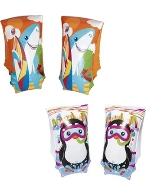 Nemere İthalat Sevimli Hayvan Desenli Büyük Çocuk Deniz Kolluğu (6-12 Yaş) Nemere Ithalat