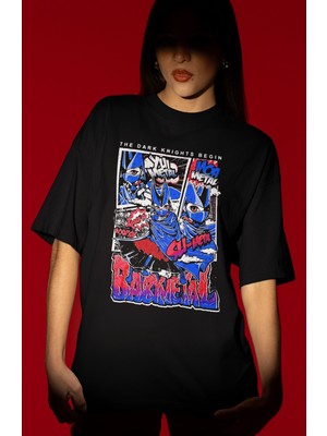 Sevbano Babymetal Rock Metal Müzik Grubu Ön Baskılı Unisex Oversize Tişört