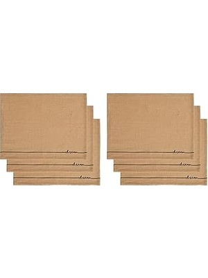 SHC4200 Textile 6'lı Jüt Amerikan Servis Seti 45 x 35 cm