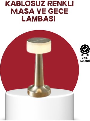 LTG Nova Şarj Edilebilir LED Masa Lambası – USB Girişli, Metal Yapı