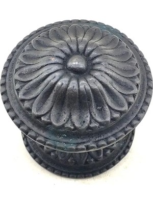 Nacario Antika Tarz Dekoratif Pirinç Papatya Kapı Babası - 73MM, Oksit