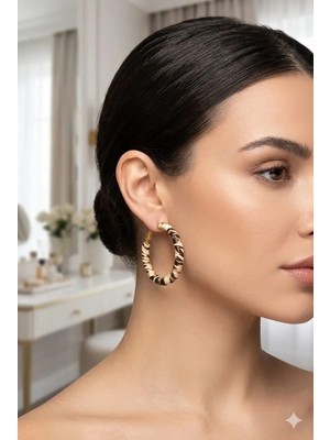 Tılsım Accesories Leopar Küpe