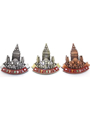 Senka Istanbul Temalı Metal Magnet ALK3332