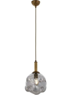 Avonni AV-1775-1F Eskitme Kaplama Modern Avize E27 Metal Cam H: 100 cm, Ø: 30 cm
