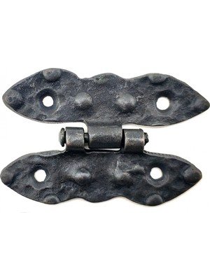 Nacario Antika Tarz Dekoratif Pirinç Bodur Menteşe - 75X50 Mm, Oksit