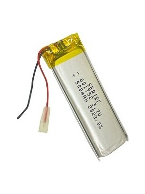 Epilons 601752 3.7V 500 MAh Li-Polymer Pil (Devreli/1.5A)