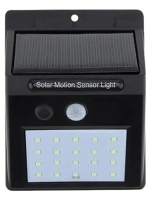 Epilons Solar Enerjili 20 Led Duvar Lambası | Hareket Sensörlü, Su Geçirmez, Kablo Gerektirmez