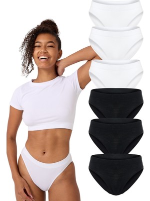 Forever More 6'lı Dikişsiz Basic Kadın Slip Külot