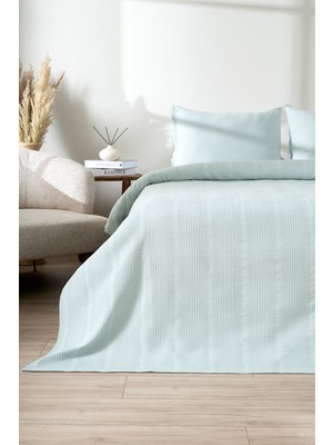 Koza Home Clara Mint Çift Kişilik Pike Takımı 2518