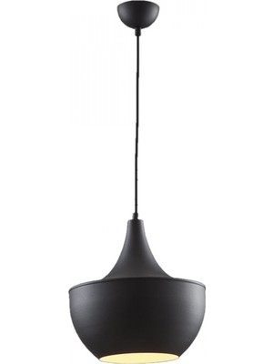 Avonni AV-4106-M7-BSY Siyah Boya Modern Avize E27 Metal H: 90 cm, Ø: 40 cm