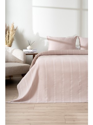 Koza Home Clara Cappuccino Çift Kişilik Pike Takımı 2519