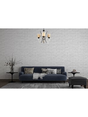 Avonni AV-4301-3K Krom Kaplama Modern Avize E14 Metal Cam H: 90 cm, Ø: 50 cm