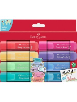 Faber-Castell Fosforlu K 46 Pastel R, 8x Kart 2021