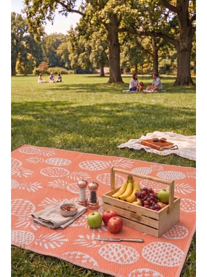 Savana 8813 Plaj Kamp Piknik Bahçe Halısı Balkon Teras Hasır Mat Savan Halı90x180