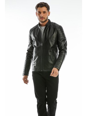 Dericlass William Siyah Deri Mont Erkek Şık ve Spor
