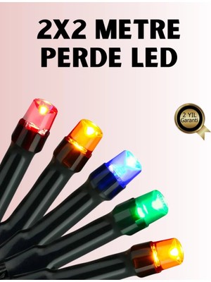 8 Modlu Zaman Ayarlı LED Perde Işık – Bahçe ve Balkon Dekorasyonu Midastech