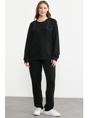 Sementa Oversize Scuba Eşofman Takım - Siyah